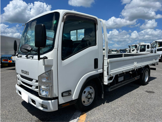 エルフ 標準ロング平ボディ積載2tAT車車検付き