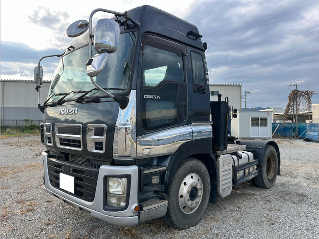 ギガ トレーラーヘッド ダンプPTO積載11.5tナンバー付AT