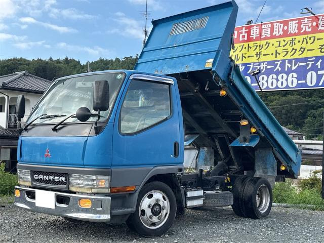 キャンター 4.2 ダンプ 全低床 SA ディーゼル 4.2Lディーゼル&times;5速MTの実用派ダン