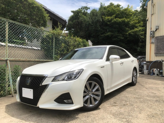 クラウンアスリート ハイブリッド 2.5 S 後期モデル・禁煙車・Tコネクトナビ