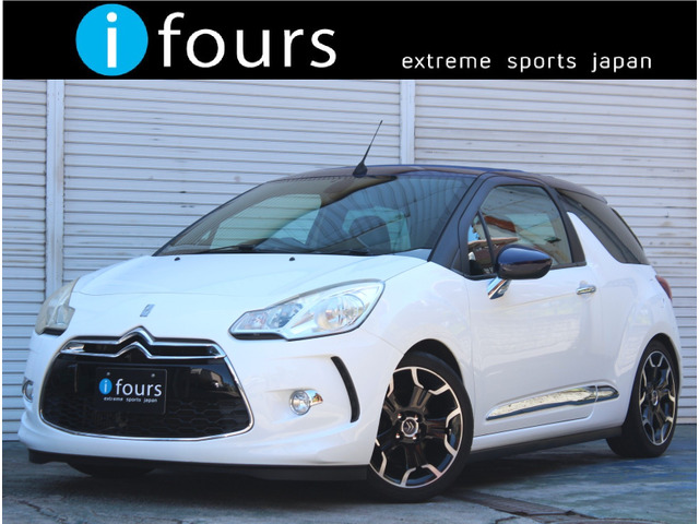 DS3カブリオスポーツシック6MT 革シート ナビ地デジ 車高調