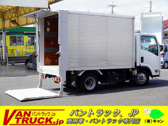 エルフ アルミバン 10尺 サイドドア 2t 跳上垂直リフト