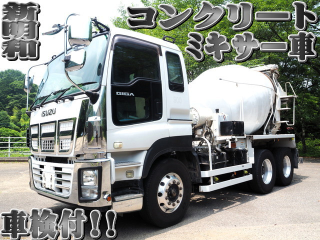ギガ ミキサー車 車検付き コンクリートミキサー車
