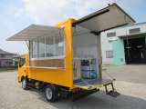 アトラス  キッチンカー 新規製作車両 新品厨房設備 換気扇 3漕200L給排水システム