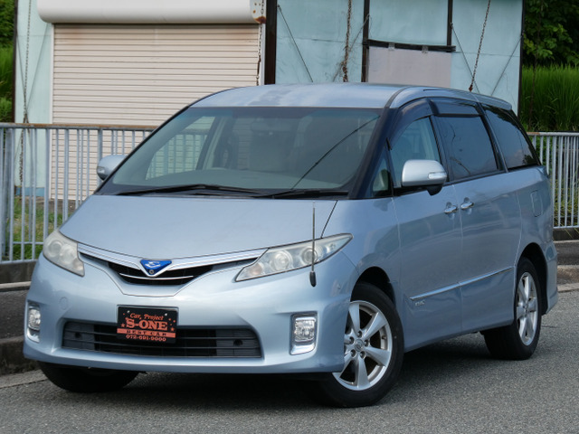 エスティマハイブリッド 2.4 G 4WD 両側パワースライド/シートヒーター/