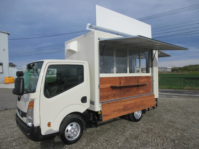 アトラス  キッチンカー 新規製作車両 新品厨房設備 換気扇 3漕200L給排水システム
