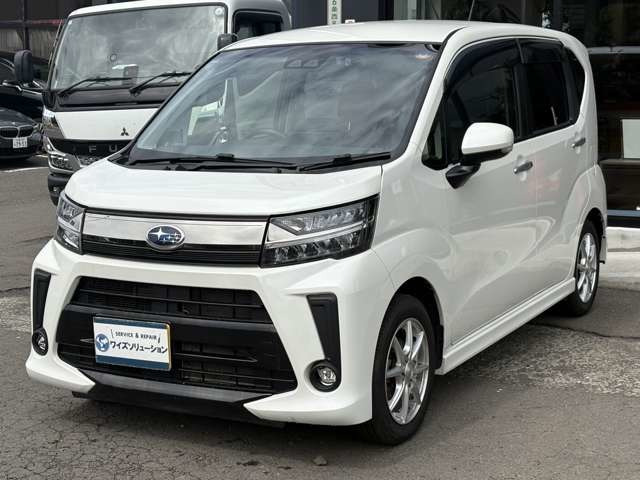 ステラ カスタムR スマートアシスト 4WD 自社買取車 社外ナビ フルセグTV