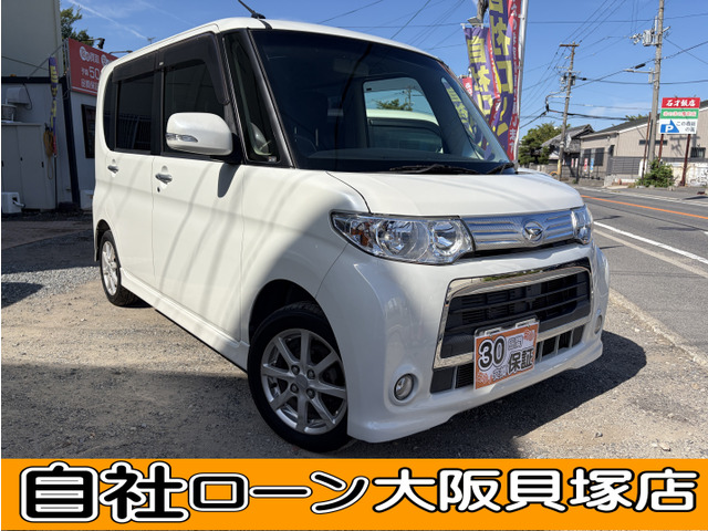 タントカスタム X 自社ローン 地デジTVナビ スマートキー