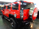 ハマーH3タイプG三井物産ディーラー車レッドカラーカラードオーバーフェンダー&3.5V6VOLTECエンジン4WD&黒革インテリアガラスSRナビTV他装備充実車が入庫しました
