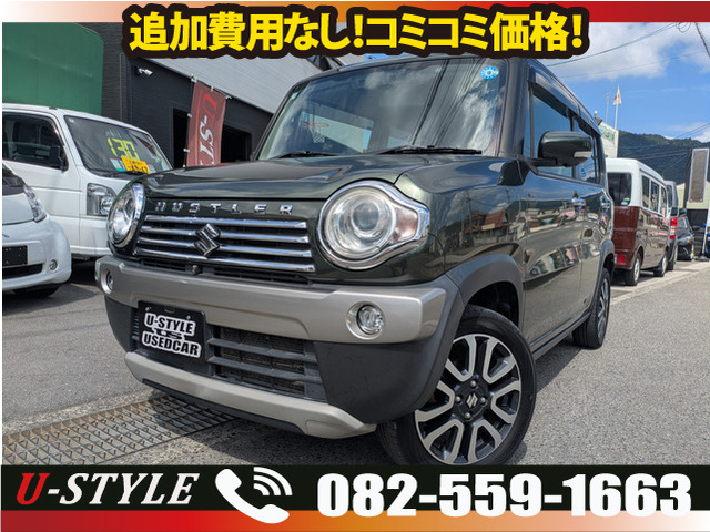 ハスラー J スタイルII ターボ 全方位モニター付メモリーナビ装着車
