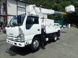 H21 イスズ エルフ 高所作業車 11m アイチSH11A 電工仕様 サブエンジン付 走5.6万km【中古高所作業車販売】