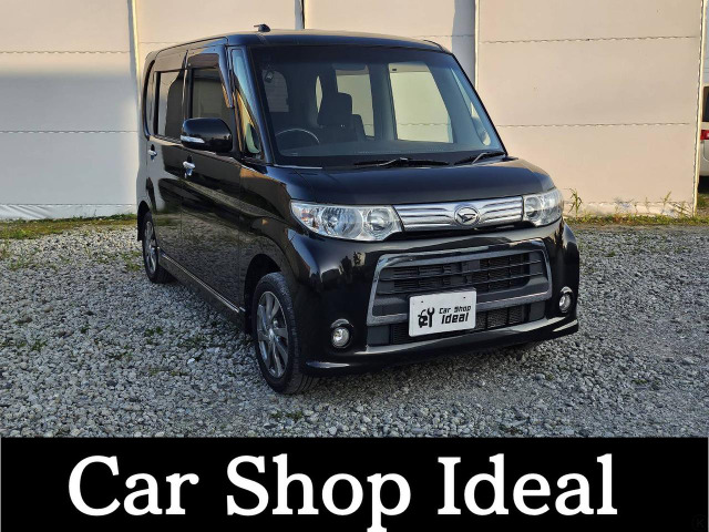 タントカスタム RS 4WD ターボ★社外ナビ★エコアイドル★パワスラ