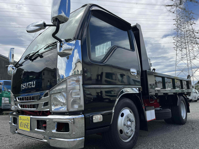 エルフ  全低床3t積ダンプ スムーサーAT