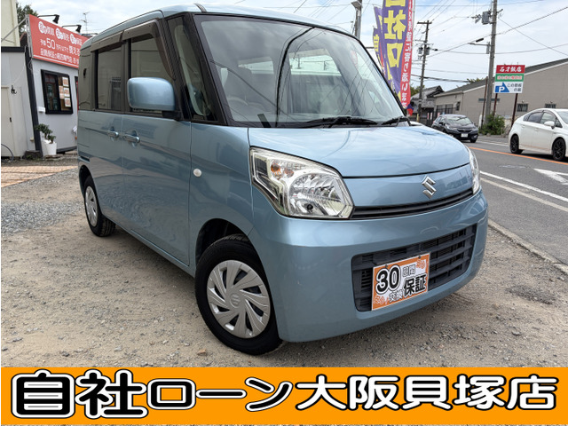 スペーシア G 自社ローン 地デジTVナビ スマートキー