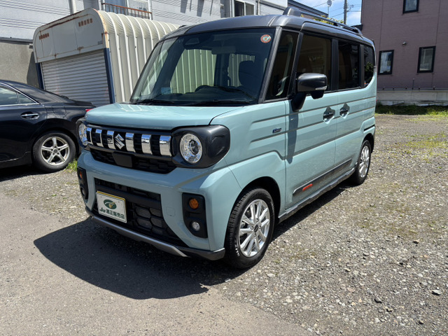 スペーシアギア ハイブリッド(HYBRID) XZターボ 4WD ブレーキサポート ナビ TV Bluet...