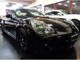 後期型MR-SVエディションブラックカラーホワイトベージュオープンTOP&1ZZ-FEミッドシップエンジン6速SQパドルS&マフラー車高調レカロシート他装備充実車が入庫しました