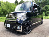 N-BOXカスタム G ターボ Aパッケージ タナベ車高調 フジツボ左右出しマフラー