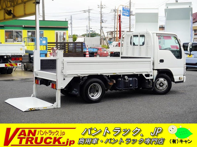 エルフ 3.0 フルフラットロー ディーゼル 2トン 平ボディ 垂直パワーゲート