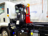 フックロール 極東開発/JM04-55-C 脱着式コンテナ車 上物スイッチキャブ室内(室内操作のみ) LED作業灯1個