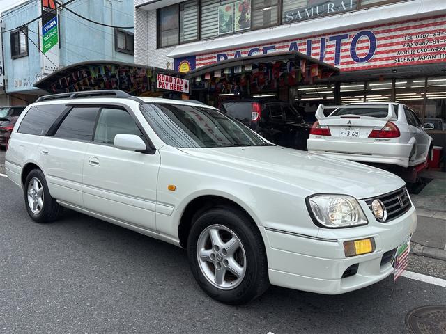 ステージア 2.5 25RS FOUR 4WD ワンオーナー ETC オートライト CD