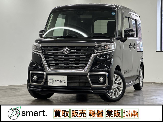 スペーシアカスタム ハイブリッド(HYBRID) GS 社外ナビ・フルセグTV・片側パワスラ