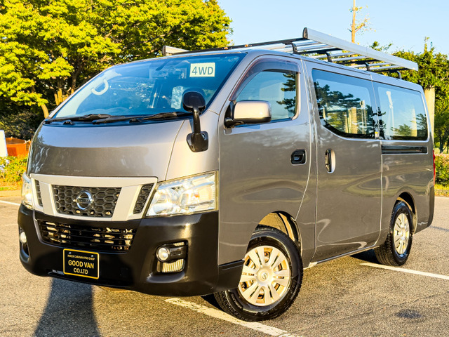 日産 NV350キャラバン　4WD ディーゼル　ルーフキャリア付き 日産 NV350キャラバン 2.5 DX ロング ディーゼル 4WD ETC 地デジTV