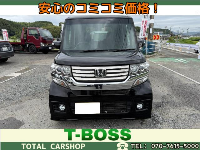 N-BOXカスタム G Lパッケージ プッシュスタート☆片側電動スライドドア