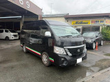NV350キャラバンマイクロバス 2.5 GX スーパーロング ワイド ハイルーフ 低床 14人乗...
