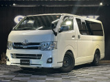 平成23年式 トヨタ ハイエースバン スーパーGL入庫しました。フリップダウンモニター AC100V バックカメラ入庫しました。お問い合わせTELは0568-27-9100、公式LINEもございます。