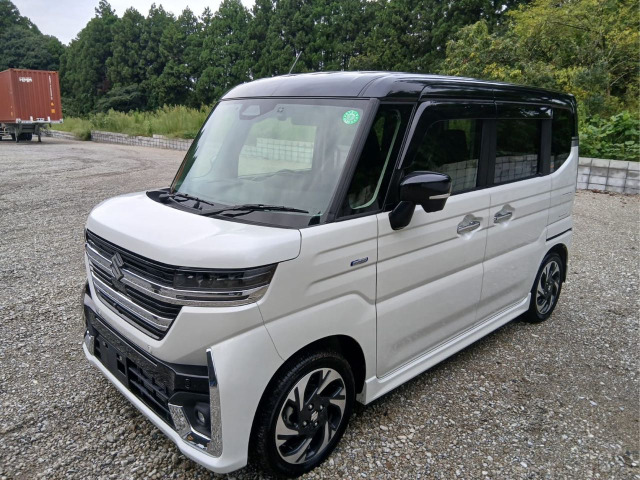 スペーシアカスタム ハイブリッド(HYBRID)  XS バックカメラ 走行距離2,600㎞