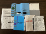 取扱説明書、保証書、スペアキー、毎回の点検/整備記録もきちんと有ります。