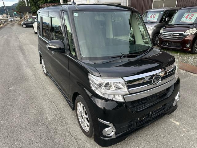 タントカスタム X 4WD 片側パワースライド スマートキー ナビ