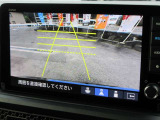 ガイドライン付きのバックカメラ!