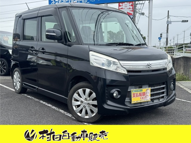 スペーシアカスタム XS レーダーブレーキサポート 車検2年付 HIDライト ナビTV
