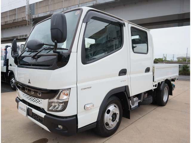 キャンター Wキャブ 木平 全低床 未使用車