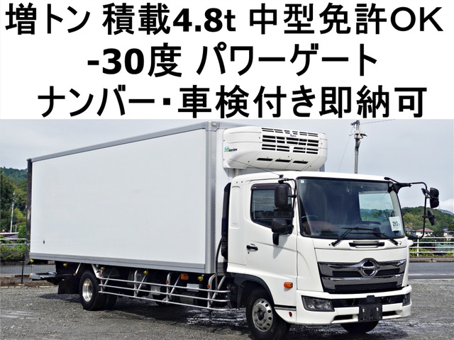 レンジャー 冷蔵冷凍車 増トンワイド低温冷蔵冷凍パワーゲート