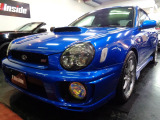 インプレッサWRXSTIスポーツワゴンWRブルーカラーSTIエアロ&EJ20BOXERターボエンジン6MT4WD&車高調対向キャリパープロドライブ18ミッションアルミ他装備充実車が入庫しました