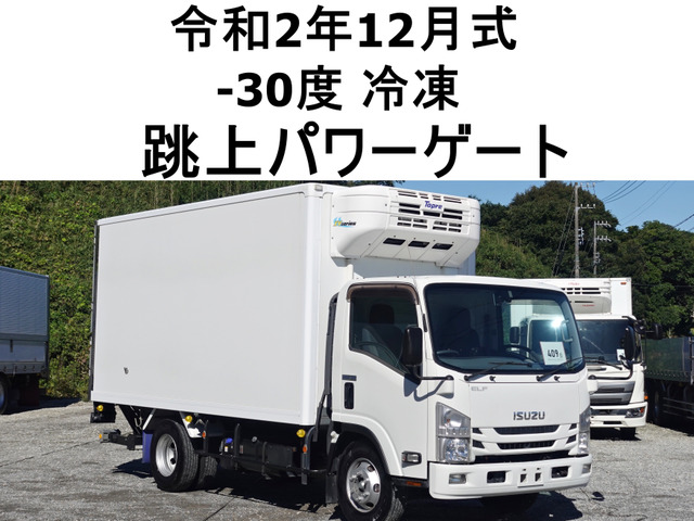 エルフ 冷蔵冷凍車 パワーゲート低温冷蔵冷凍ワイドロング