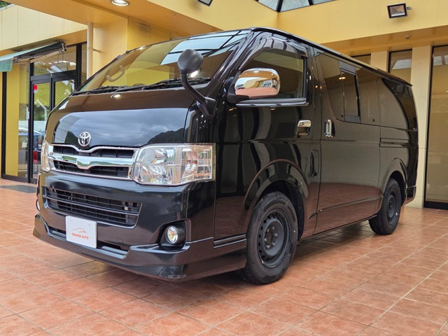 ハイエースバン 3.0 スーパーGL ロング ディーゼル 自社下取り車両 バックカメラ ETC
