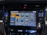 【ALPINEBIG-X】装備。Bluetoothオーディオ、フルセグ、CD・DVD再生使用可能。