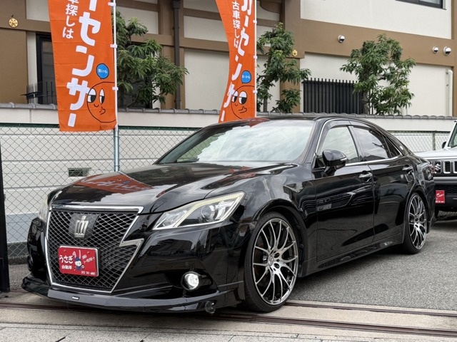 クラウンアスリート  S モデリスタフルエアロ サンルーフTVキット ローダウン