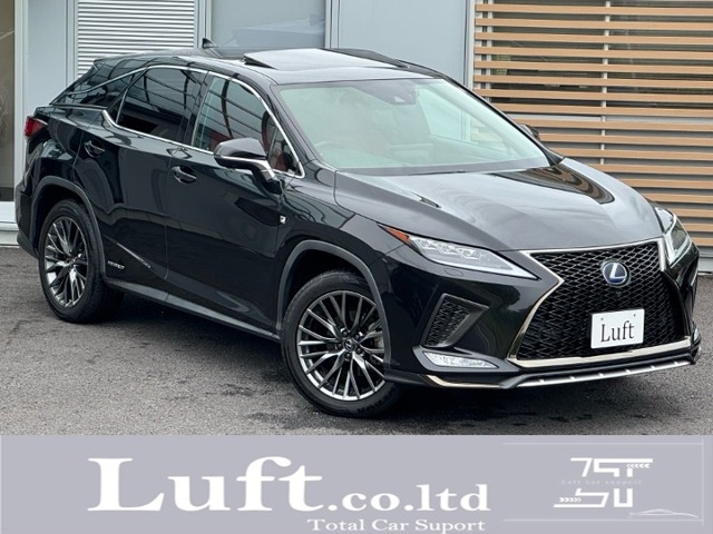 RX 450h Fスポーツ 4WD 後期/鑑定済/サンルーフ/赤革/純正ナビ