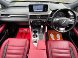 RX 450h Fスポーツ 4WD 後期/鑑定済/サンルーフ/赤革/純正ナビ