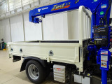 荷台内寸:246&times;161&times;37 三方開 床鉄板張り 左右セイコーラック ロープ穴3対 タダノ3段 2.5t吊りクレーン付