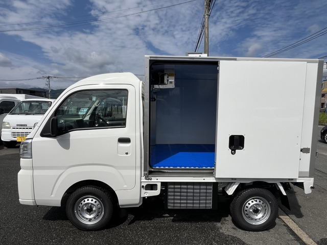 ハイゼットトラック　冷蔵冷凍車　−7℃　車検付　調子いい ダイハツ ハイゼットトラック カラーアルミ中温冷凍車 片側スライド