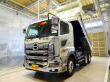 お問合せ管理No.B616 R3 プロフィア 8.9t 3軸 2デフ ダンプ 410ps メッキフロントバンパー/グリル/コーナー/左右ドア