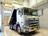 お問合せ管理No.B616 R3 プロフィア 8.9t 3軸 2デフ ダンプ 410ps メッキフロントバンパー/グリル/コーナー/左右ドア
