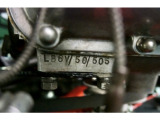 LML/50/65とLB6V/50/505を明確に刻むファクトリープレートが個体のアイデンティティを裏付ける