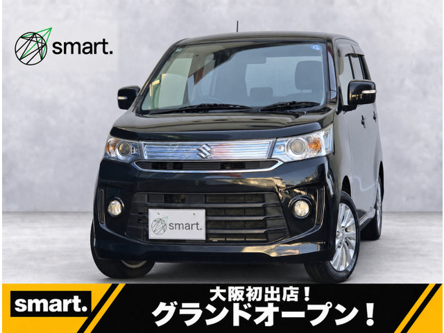 ワゴンRスティングレー ハイブリッド(HYBRID) X 新品社外コンビステアリング/ナビTV