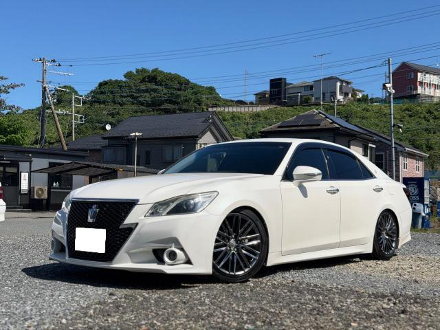 クラウンアスリート ハイブリッド 2.5 S 車高調 アンビエントライト レザーシート